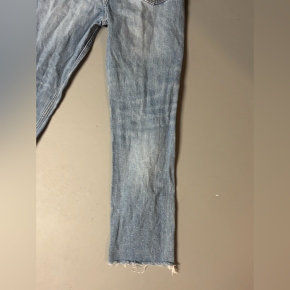 Re/Done Light Blue Distressed Straight Jeans - Picture 13 of 13